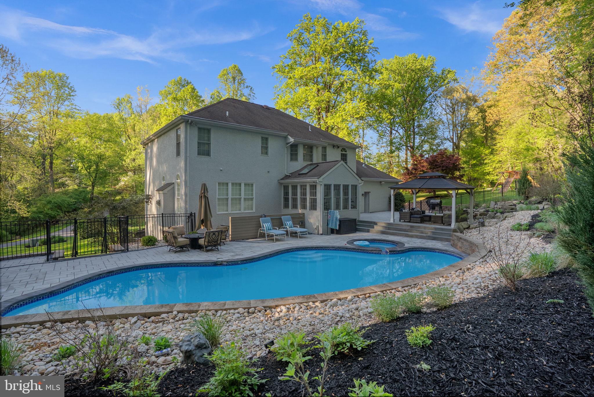 1350 Skelp Level Road Downingtown, PA 19335 - Photo 37 of 50 a front view of a house with swimming pool