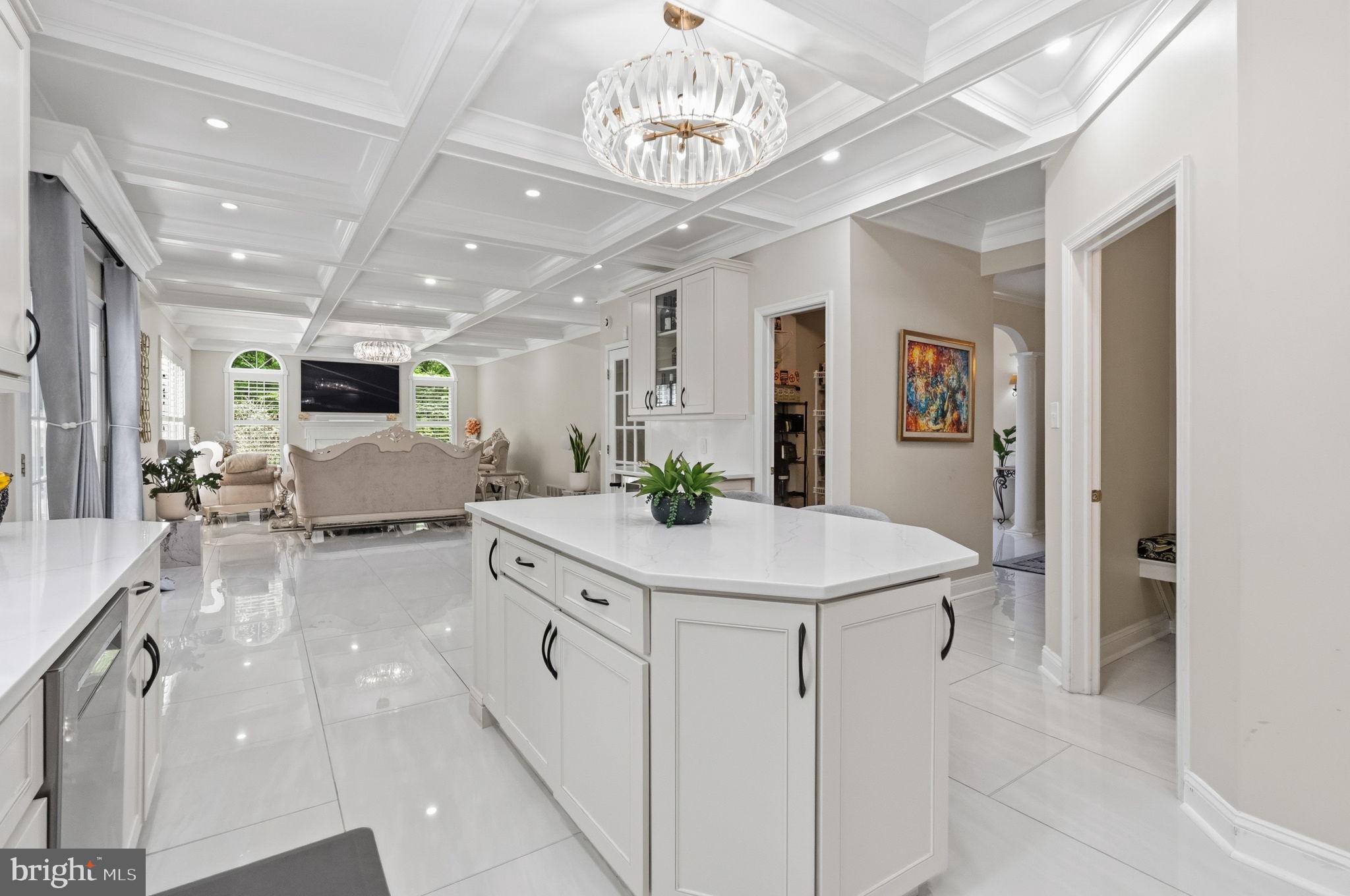 1350 Skelp Level Road Downingtown, PA 19335 - Photo 6 of 50 a large white kitchen with sink and refrigerator