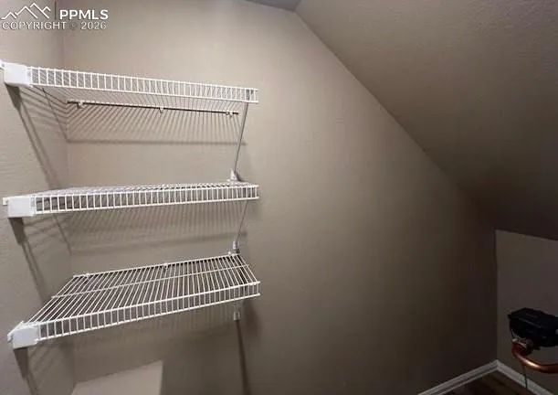 view of small space with wooden floor