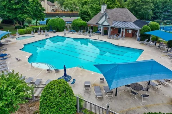 a view of park with tree