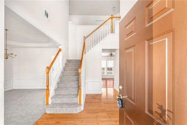 a view of an empty room with window