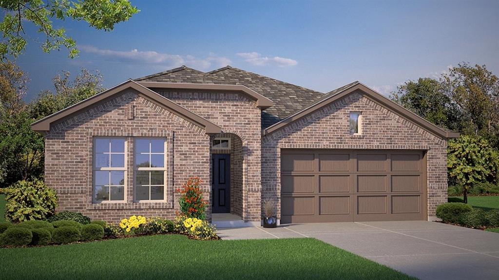 240 Windmill Drive Rhome, TX 76078 - Photo 32 of 35 front view of a house with a yard