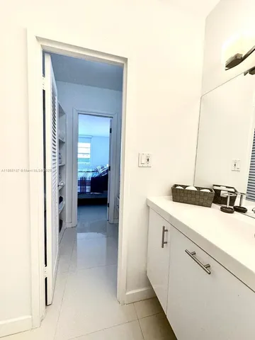 a view of a bathroom with a sink