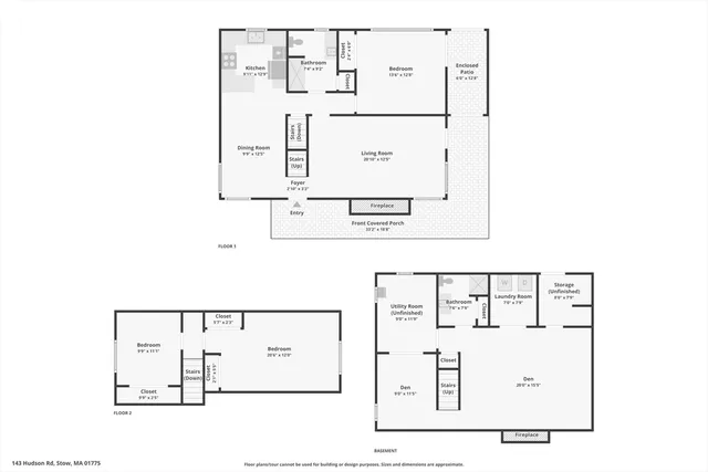 $850,000 | 143 Hudson Road, Stow, MA 01775