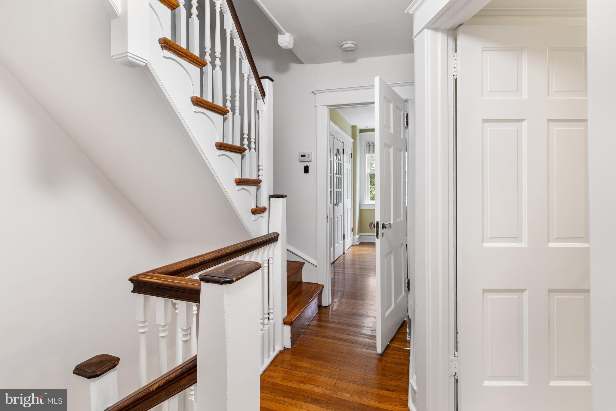 315 Wellesley Road Philadelphia, PA 19119 - Photo 17 of 32 a view of entryway and hall with wooden floor