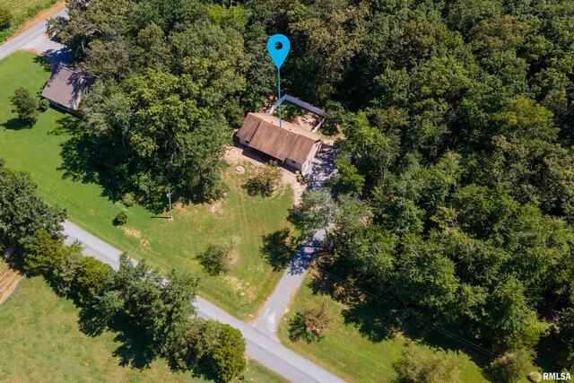 17937 Caplinger Pond Road Marion, IL 62959 - Photo 11 of 43 a aerial view of a house with a yard and lake view