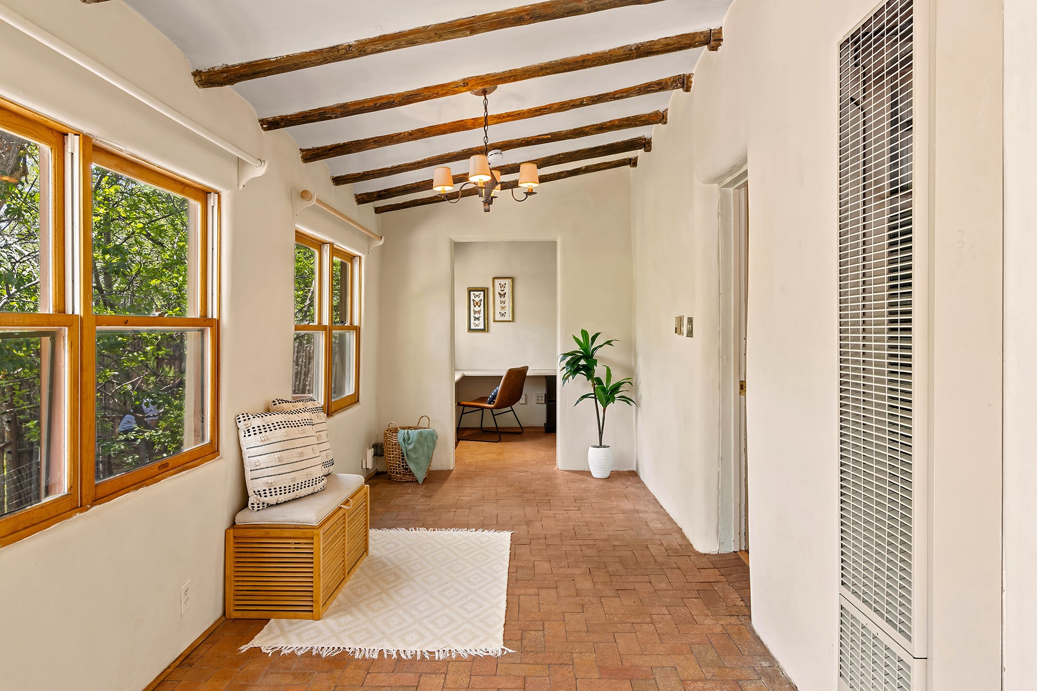 187 Tesuque Village Road Santa Fe, NM 87506 - Photo 26 of 42 Back Hallway