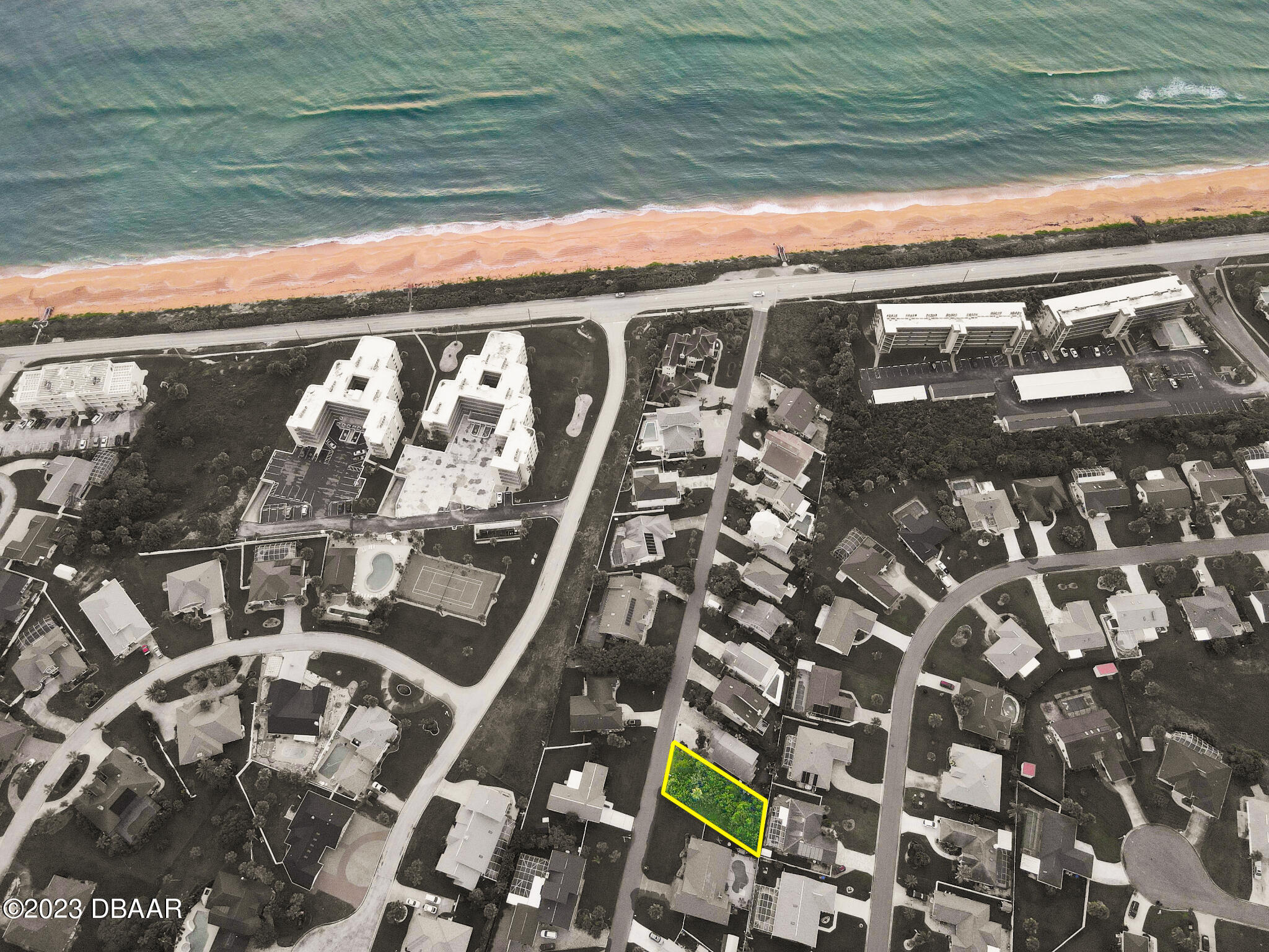 26 Capistrano Drive Ormond Beach, FL 32176 - Photo 10 of 11 9 - 16 CD - Color - Boundary and Beach