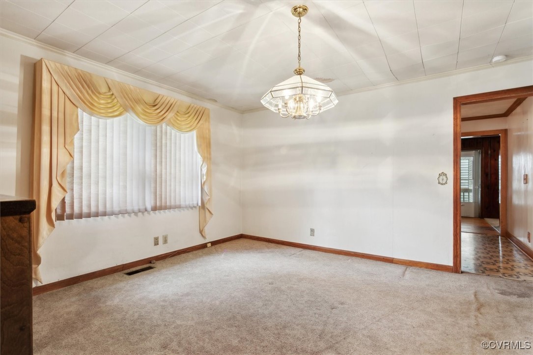 456 Queens Creek Road Williamsburg, VA 23185 - Photo 12 of 44 a view of empty room with wooden floor