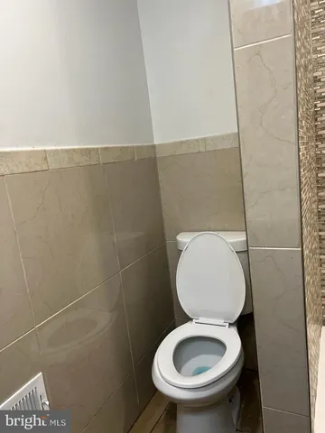 a close up of a toilet