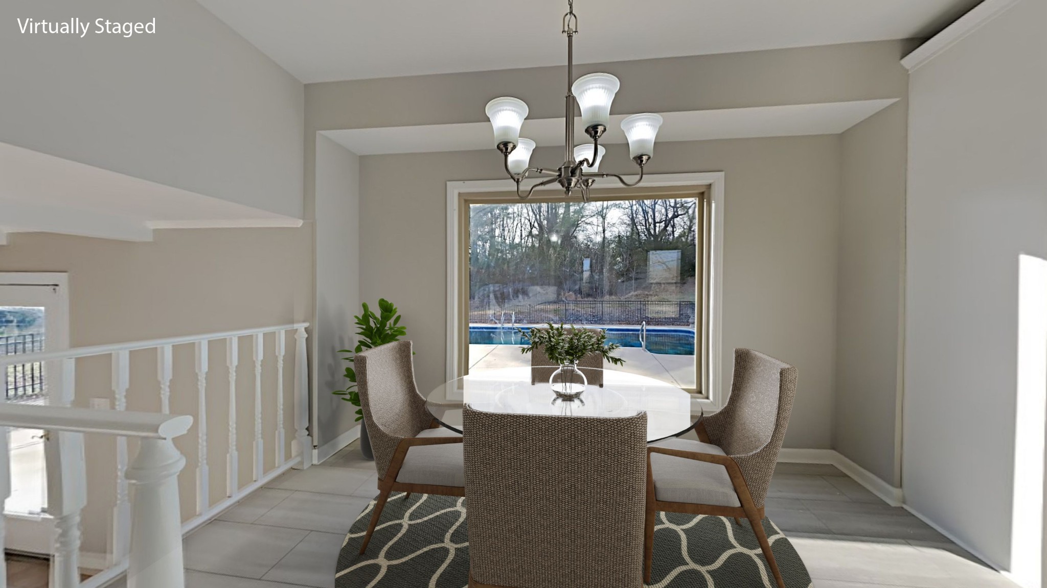 3549 Forest Park Road Springfield, TN 37172 - Photo 8 of 27 a view of a dining room with furniture wooden floor and chandelier