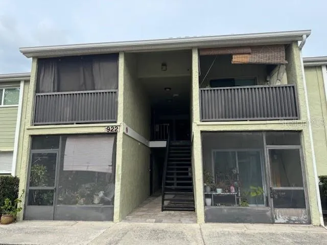 a view of a lake with a big yard