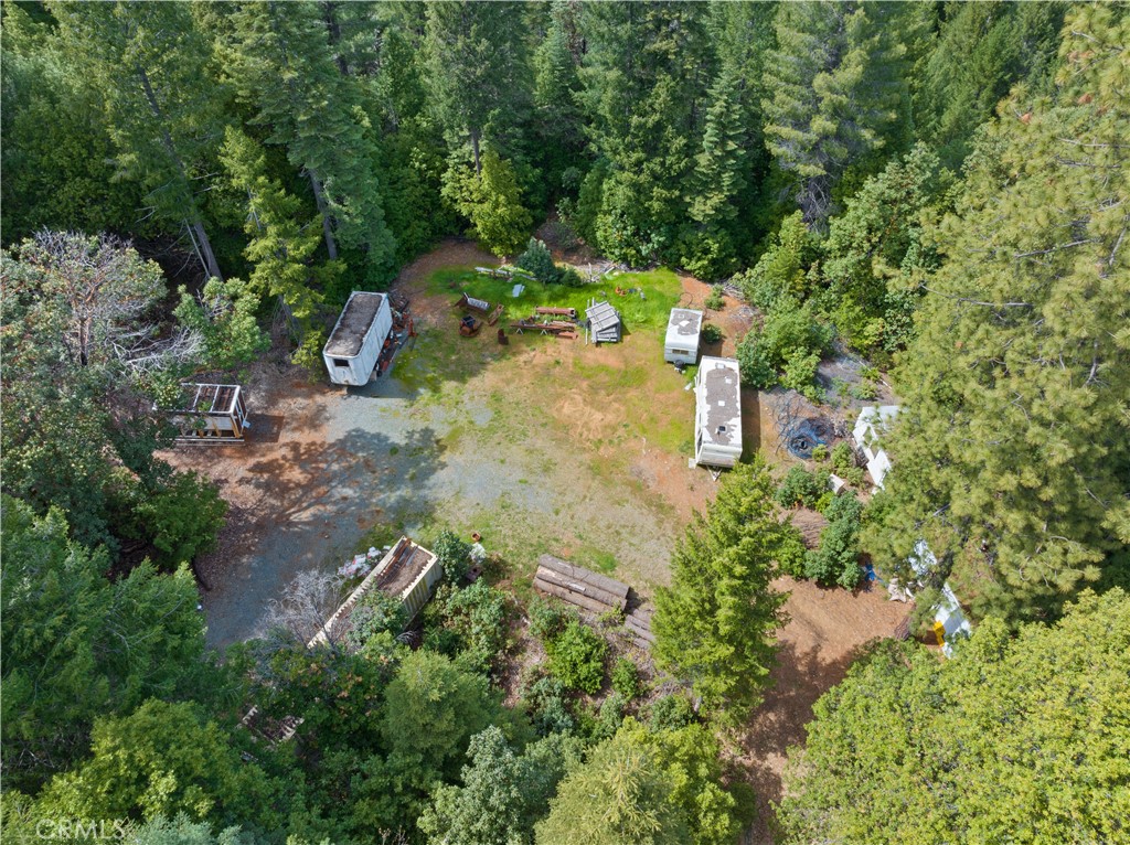 63 Binet Road Clipper Mills, CA 95930 - Photo 16 of 25 an aerial view of a house with a yard