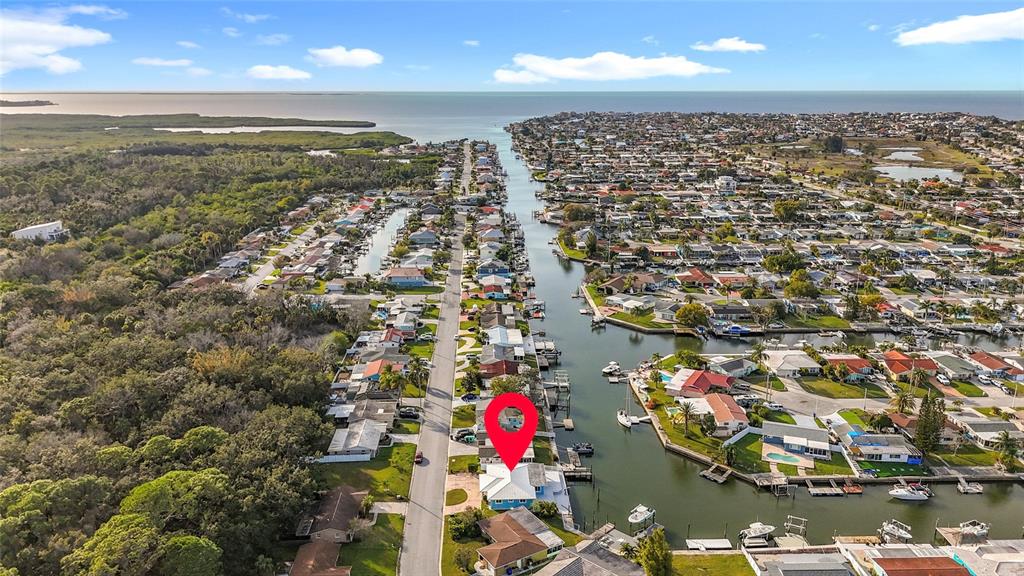 4869 Shell Stream Boulevard New Port Richey, FL 34652 - Photo 10 of 46 an aerial view of residential houses with outdoor space