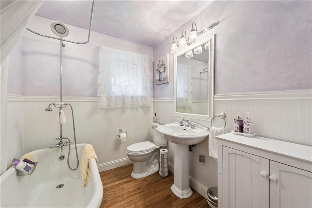 1824 Washington Road Apollo, PA 15613 - Photo 15 of 29 a bathroom with a sink a toilet and shower