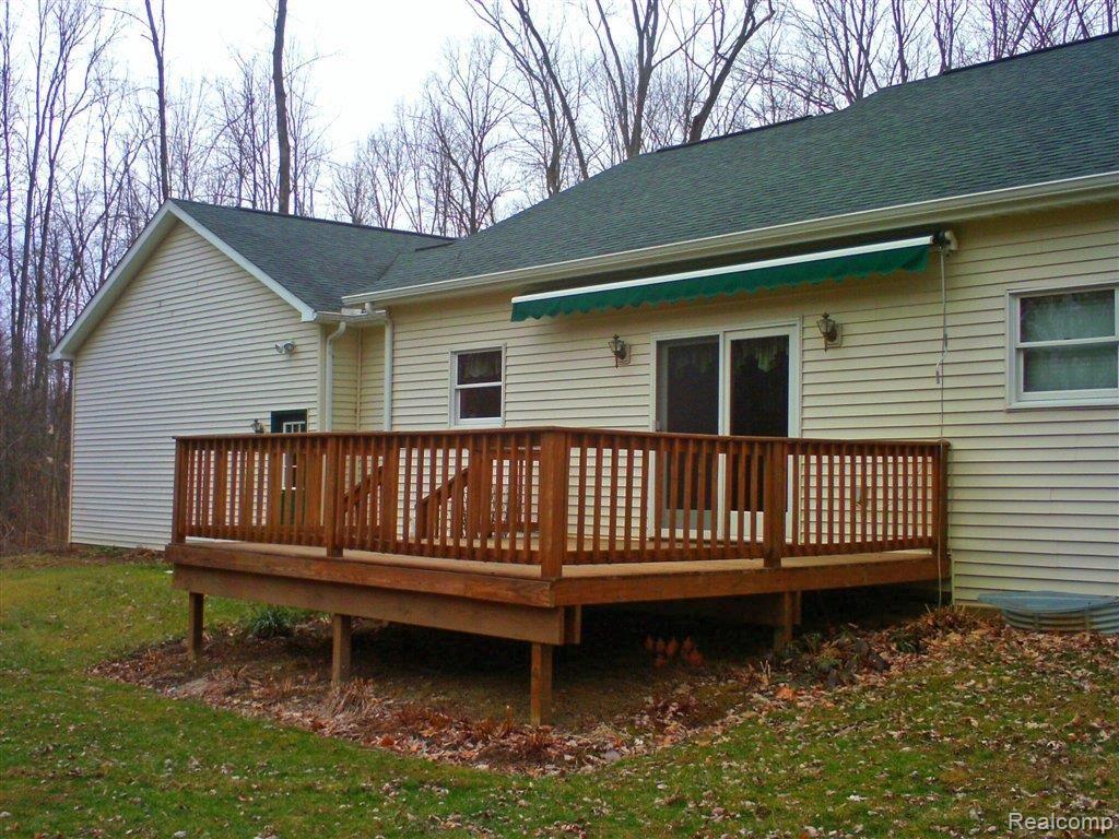 4170 Catlin Road Columbiaville, MI 48421 - Photo 23 of 25 Rear deck.JPG