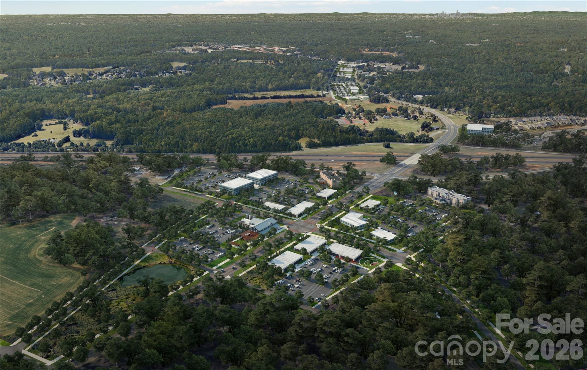 0 Brief Road Mint Hill, NC 28227 - Photo 6 of 6 an aerial view of multiple house