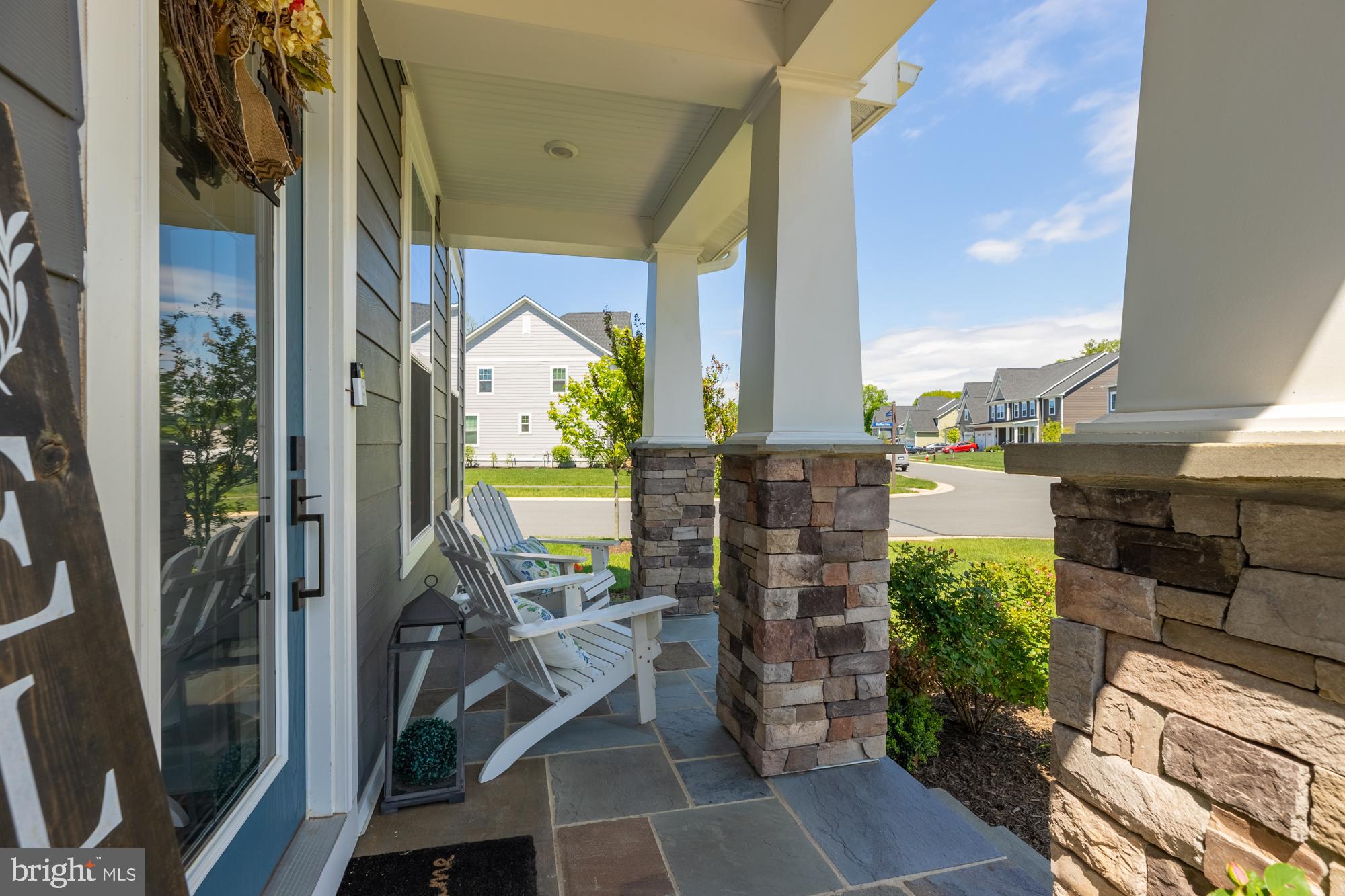23597 Amesfield Place Aldie, VA 20105 - Photo 2 of 78 Gorgeous front porch with views of trees!