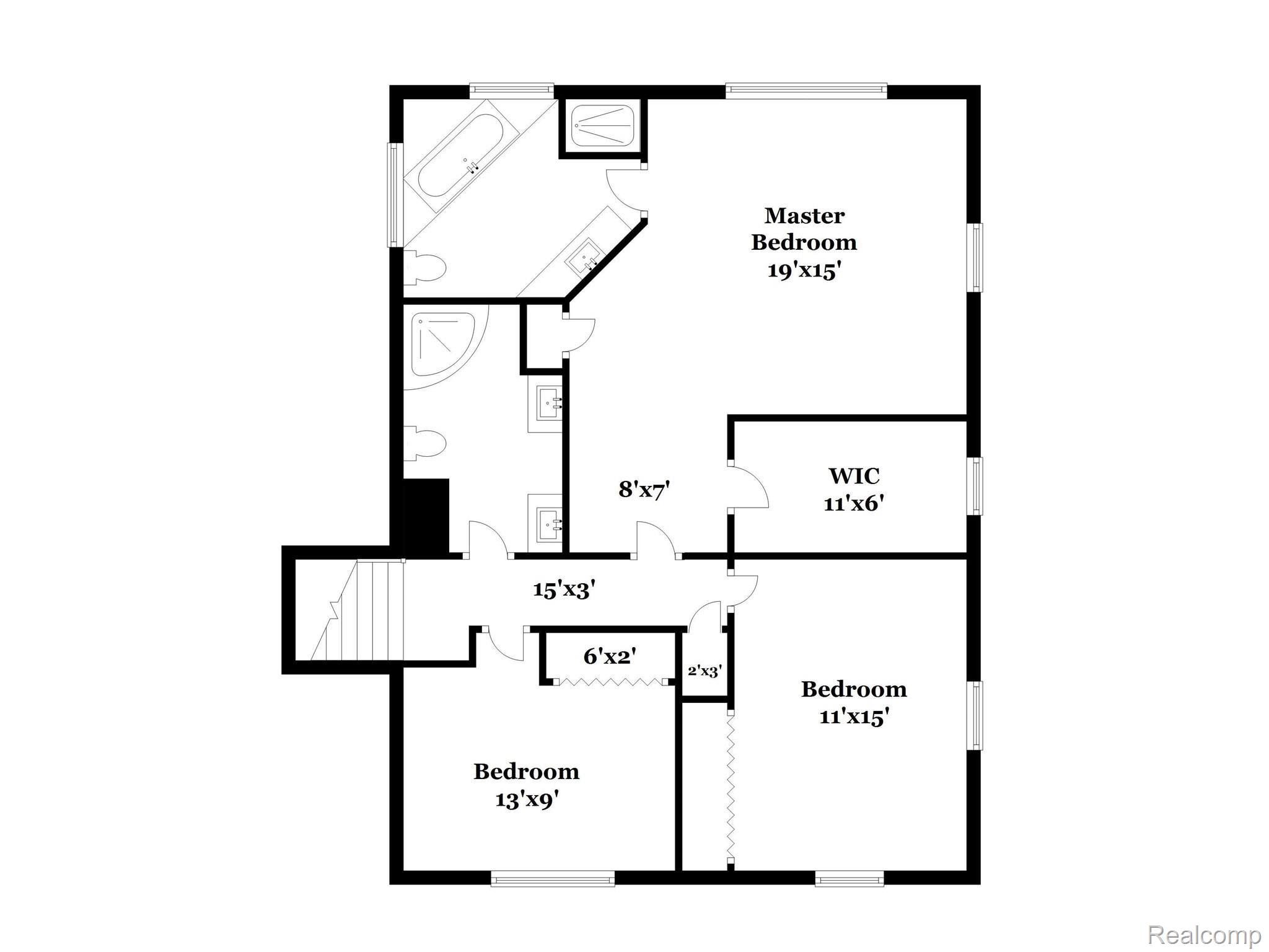 2675 Dutton Road Rochester, MI 48306 - Photo 42 of 42 floorplan-upper-343436.jpg
