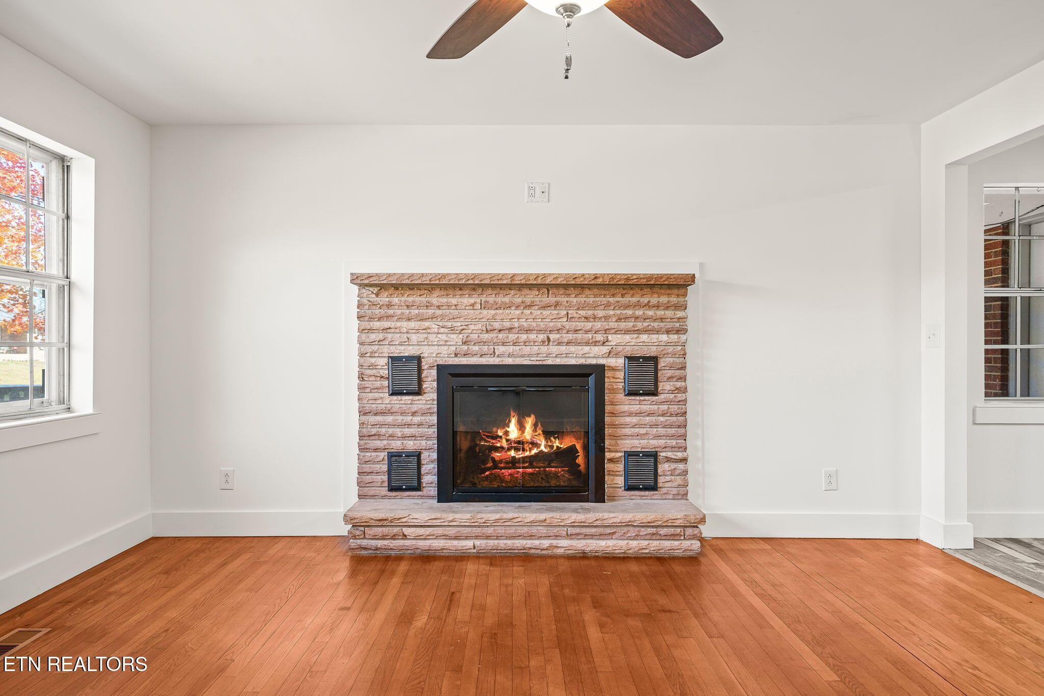 287 Watson Avenue Spring City, TN 37381 - Photo 12 of 24 a view of an empty room with window and fire place