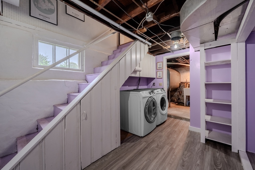 35 Lindenwood Road Stoneham, MA 02180 - Photo 26 of 37 a utility room with dryer and washer