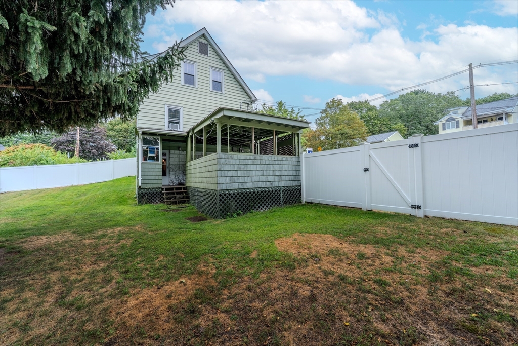 35 Lindenwood Road Stoneham, MA 02180 - Photo 32 of 37 a front view of a house with garden
