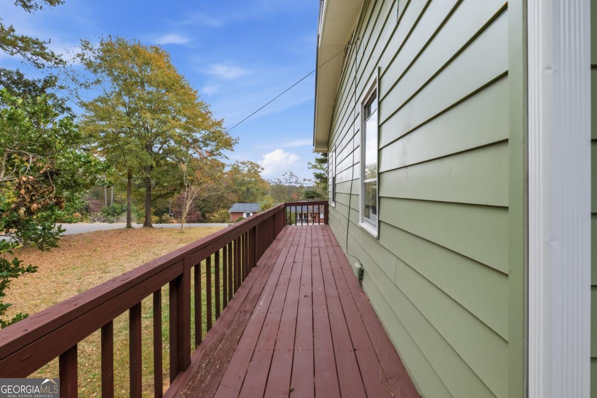 14 Mitchell Circle Rome, GA 30161 - Photo 20 of 39 a view of balcony and wooden floor