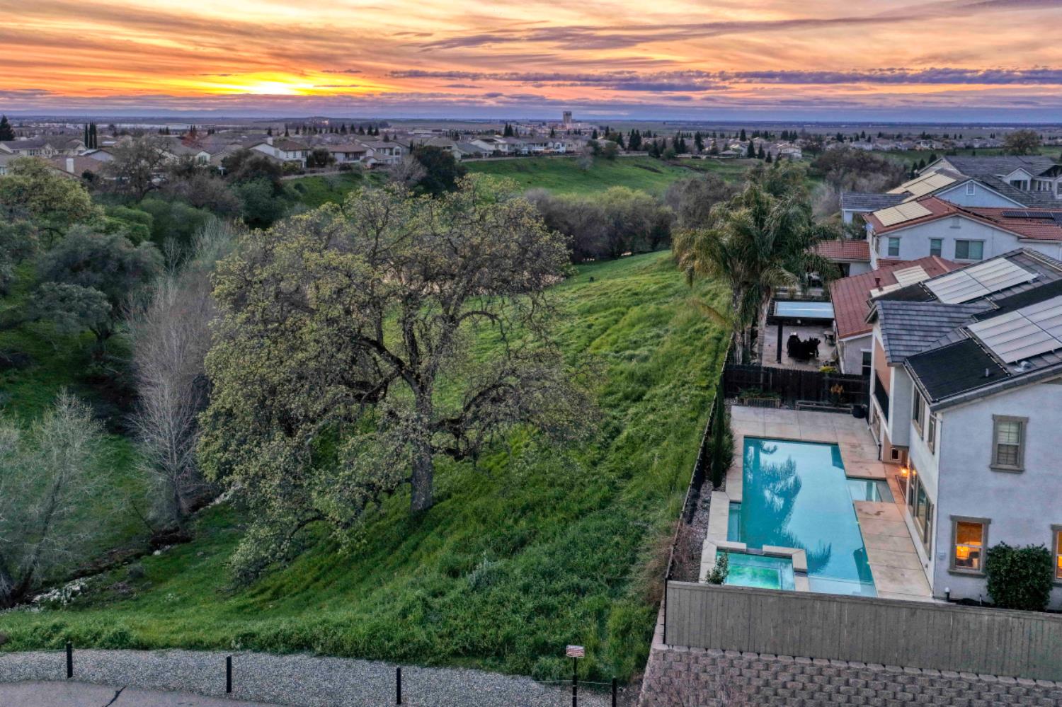 2714 Hidden Trail Loop Rocklin, CA 95765 - Photo 51 of 57 an aerial view of residential houses with outdoor space and trees