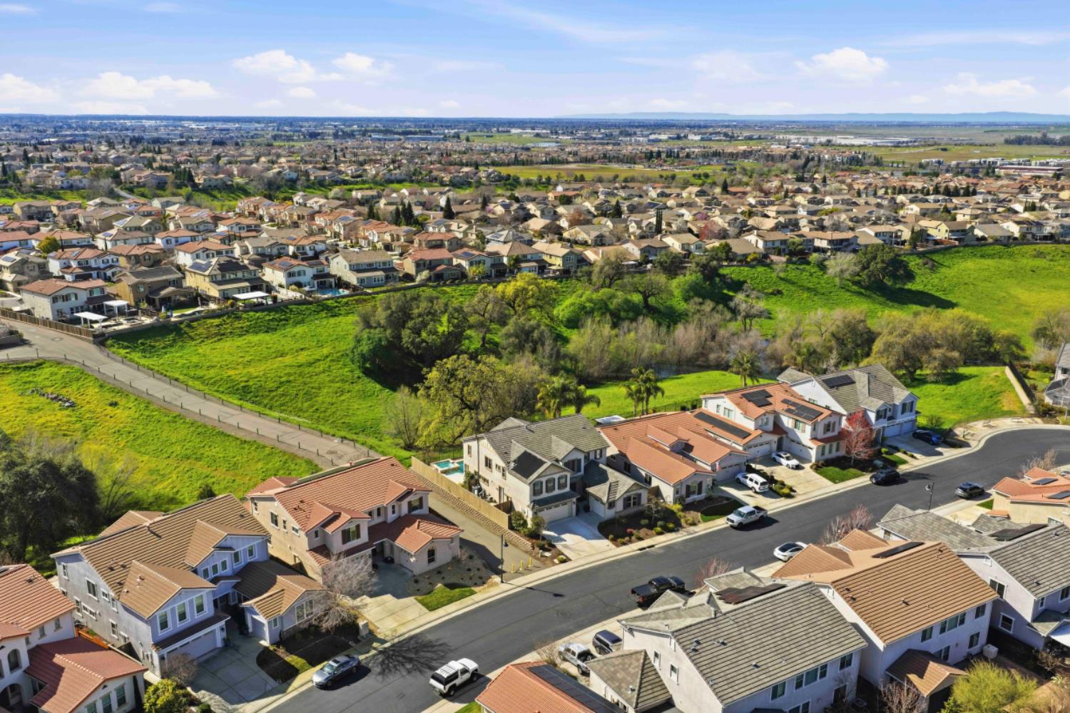 2714 Hidden Trail Loop Rocklin, CA 95765 - Photo 54 of 57 an aerial view of city and lake