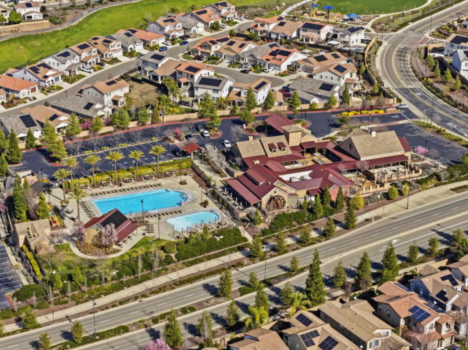 2714 Hidden Trail Loop Rocklin, CA 95765 - Photo 55 of 57 an aerial view of a city