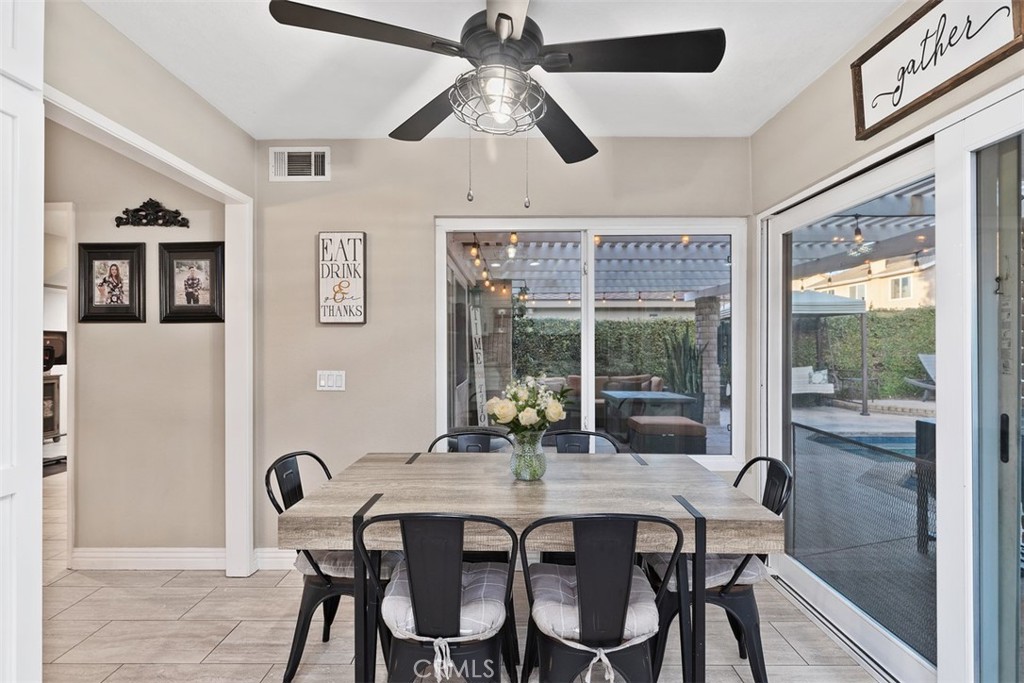 21526 Vía Serpiente Lake Forest, CA 92630 - Photo 12 of 51 a view of a dining room with furniture window and outside view