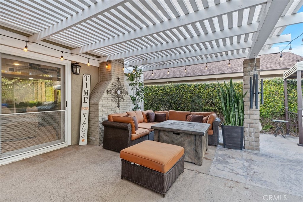 21526 Vía Serpiente Lake Forest, CA 92630 - Photo 30 of 51 a outdoor living space with furniture and garden view