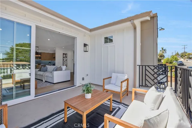 a outdoor space with furniture