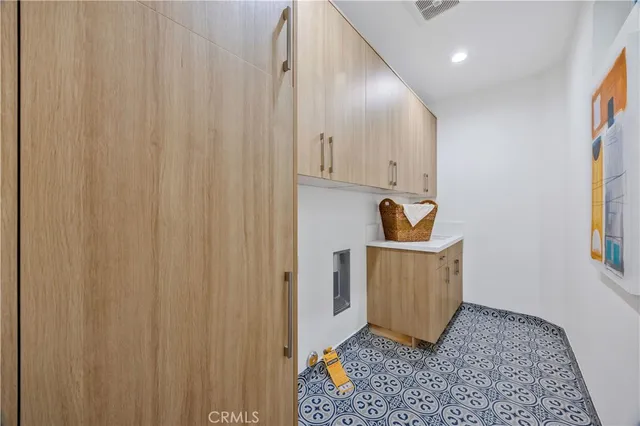 a room with storage and utility