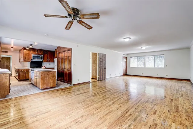 a view of an empty room