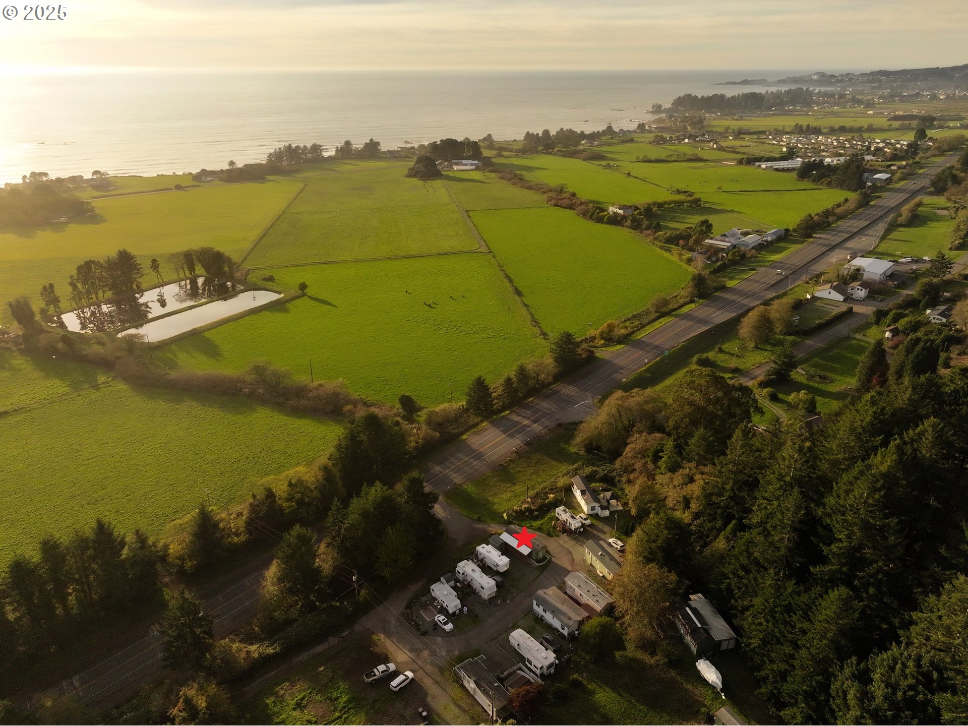 15061 Highway 101, Unit 4 Brookings, OR 97415 - Photo 19 of 19 a view of a city and ocean view
