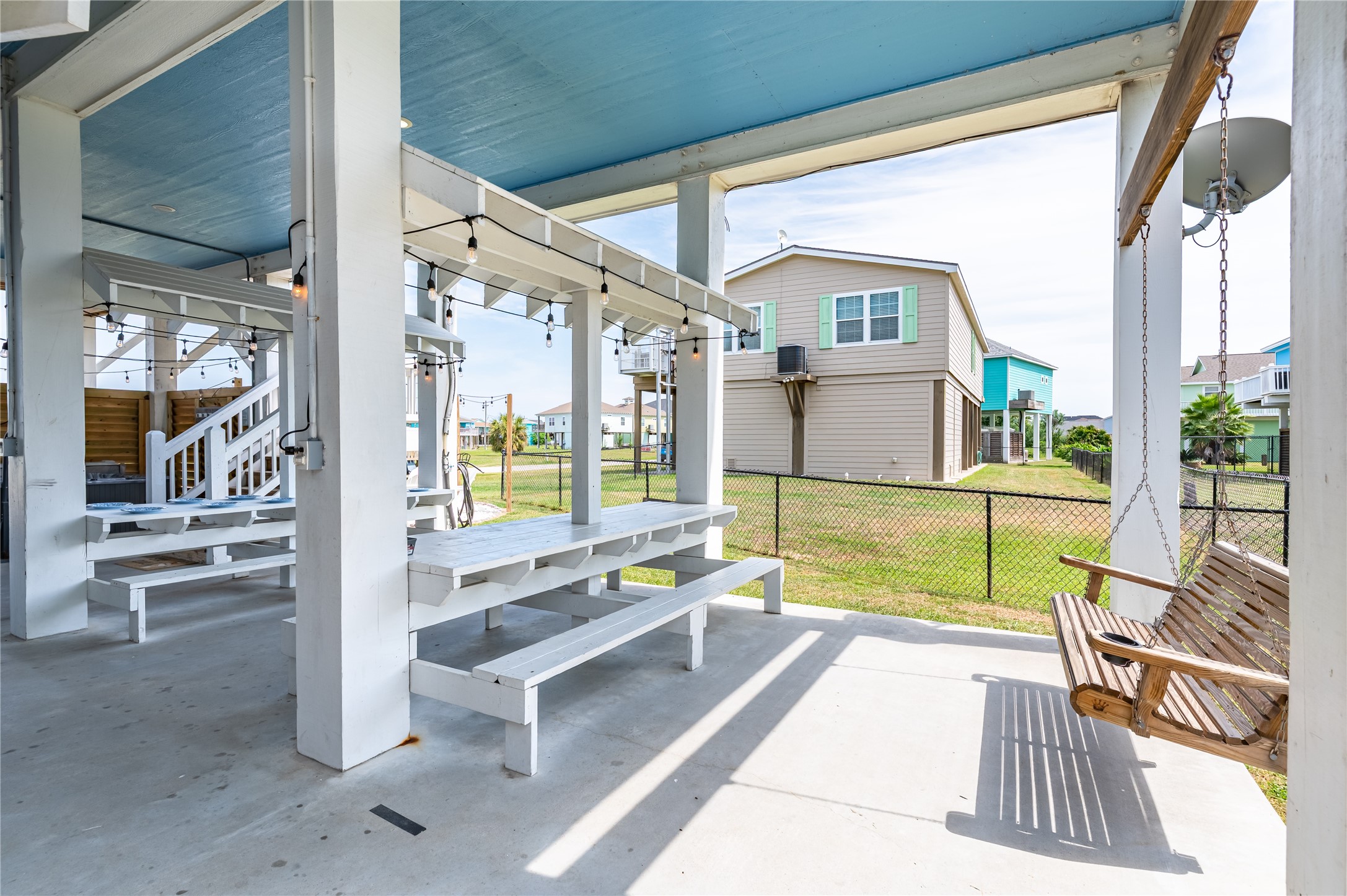 997 South Redfish Crystal Beach, TX 77650 - Photo 42 of 45 a house view with a outdoor space