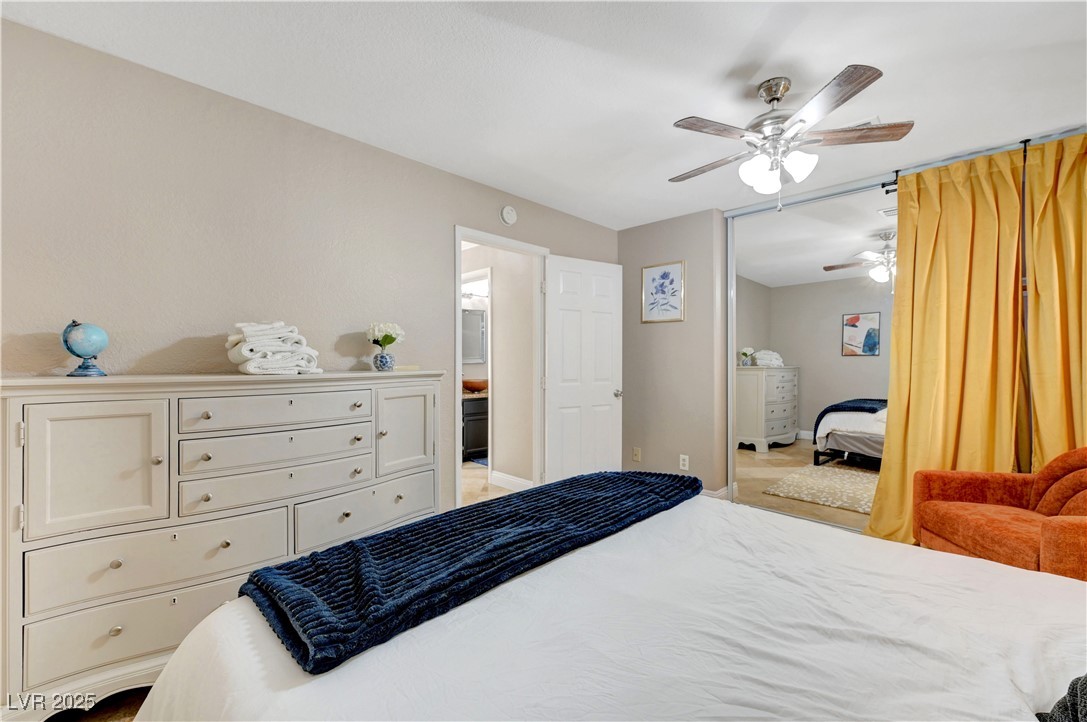 1486 Powder Horn Drive Henderson, NV 89014 - Photo 43 of 99 Bedroom featuring ceiling fan and baseboards