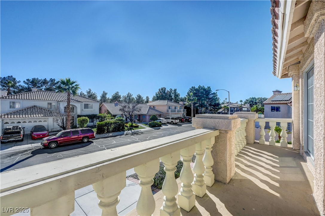 1486 Powder Horn Drive Henderson, NV 89014 - Photo 79 of 99 Balcony featuring a residential view