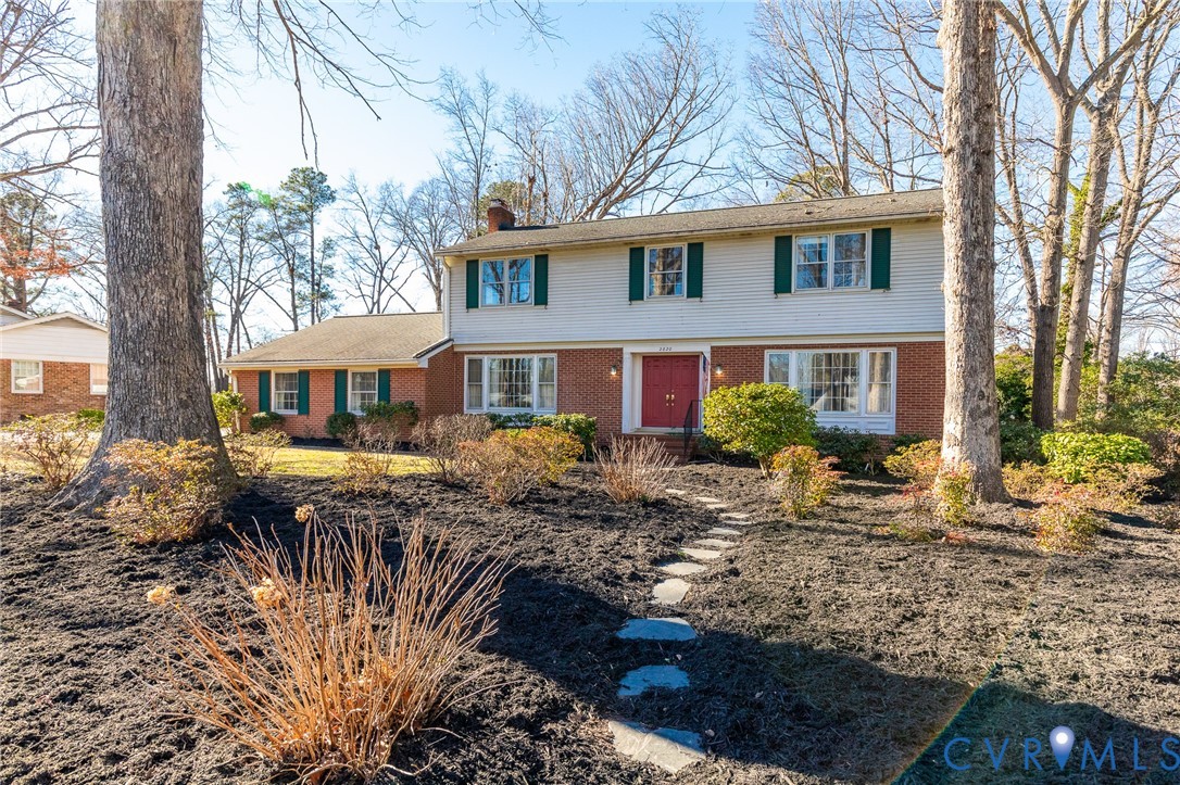 2820 Euphoria Road Chester, VA 23831 - Photo 3 of 38 Colonial house with a chimney and brick siding