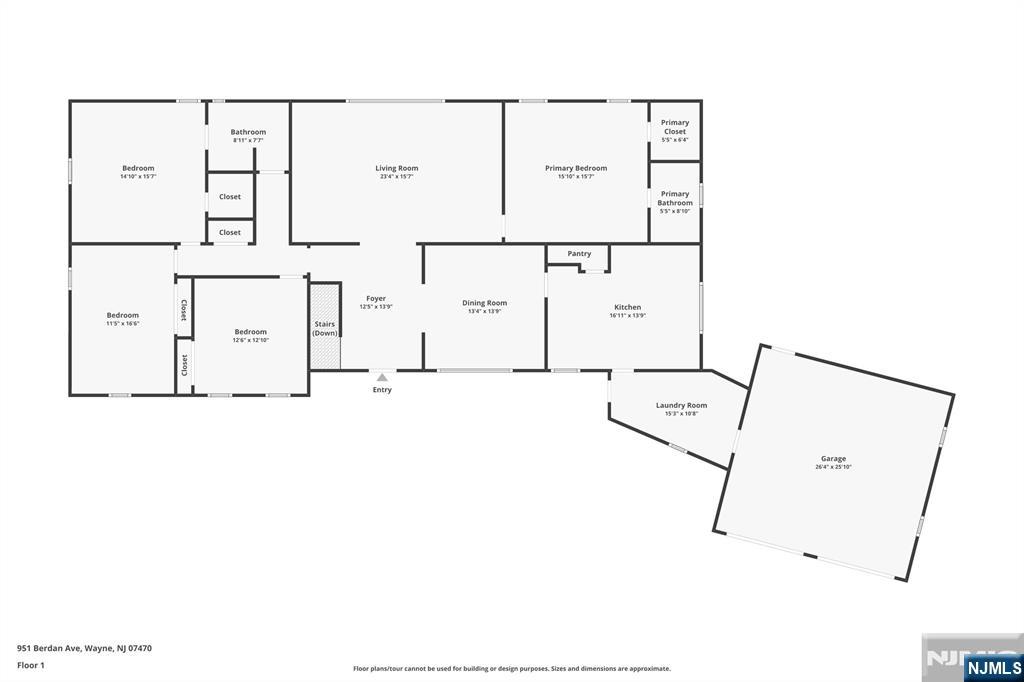 951 Berdan Avenue Wayne, NJ 07470 - Photo 37 of 39 a picture of a floor plan