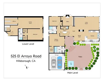 $4,900,000 | 525 El Arroyo Road, Hillsborough, CA 94010