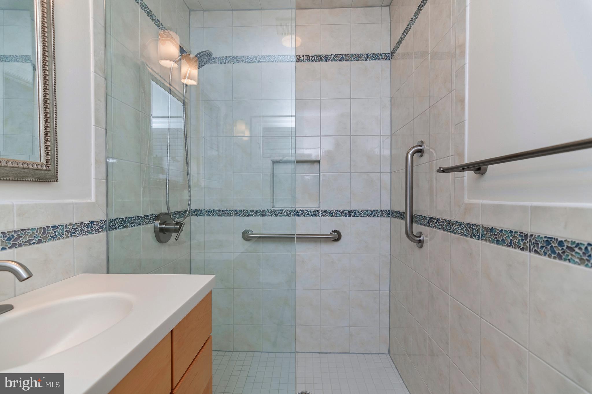 4043 20th Road North Arlington, VA 22207 - Photo 31 of 56 a bathroom with a sink and a shower