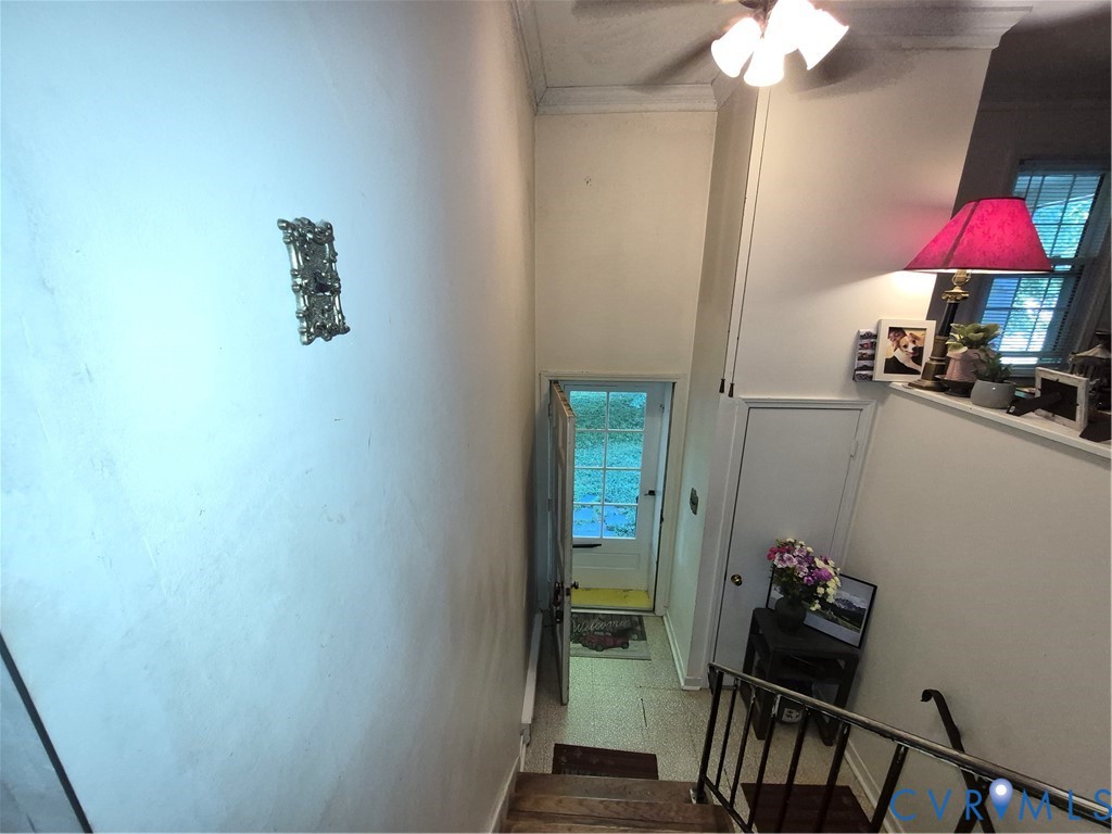 3818 Cedar Grove Road Richmond, VA 23235 - Photo 5 of 20 a view of a hallway with workspace