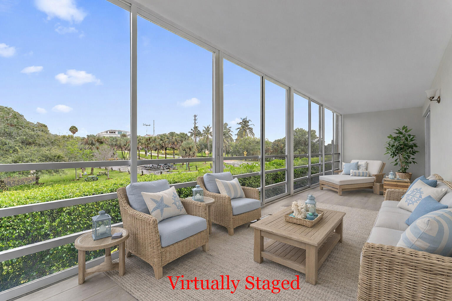 20 Celestial Way, Unit 215 Juno Beach, FL 33408 - Photo 11 of 25 a roof deck with couches and city view