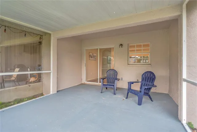a chair and a table in a room