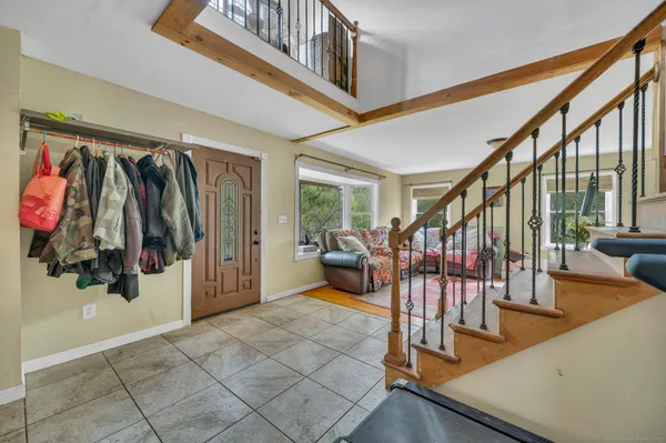 a view of front door and entryway