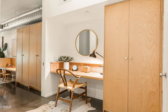 a view of outdoor space with seating area