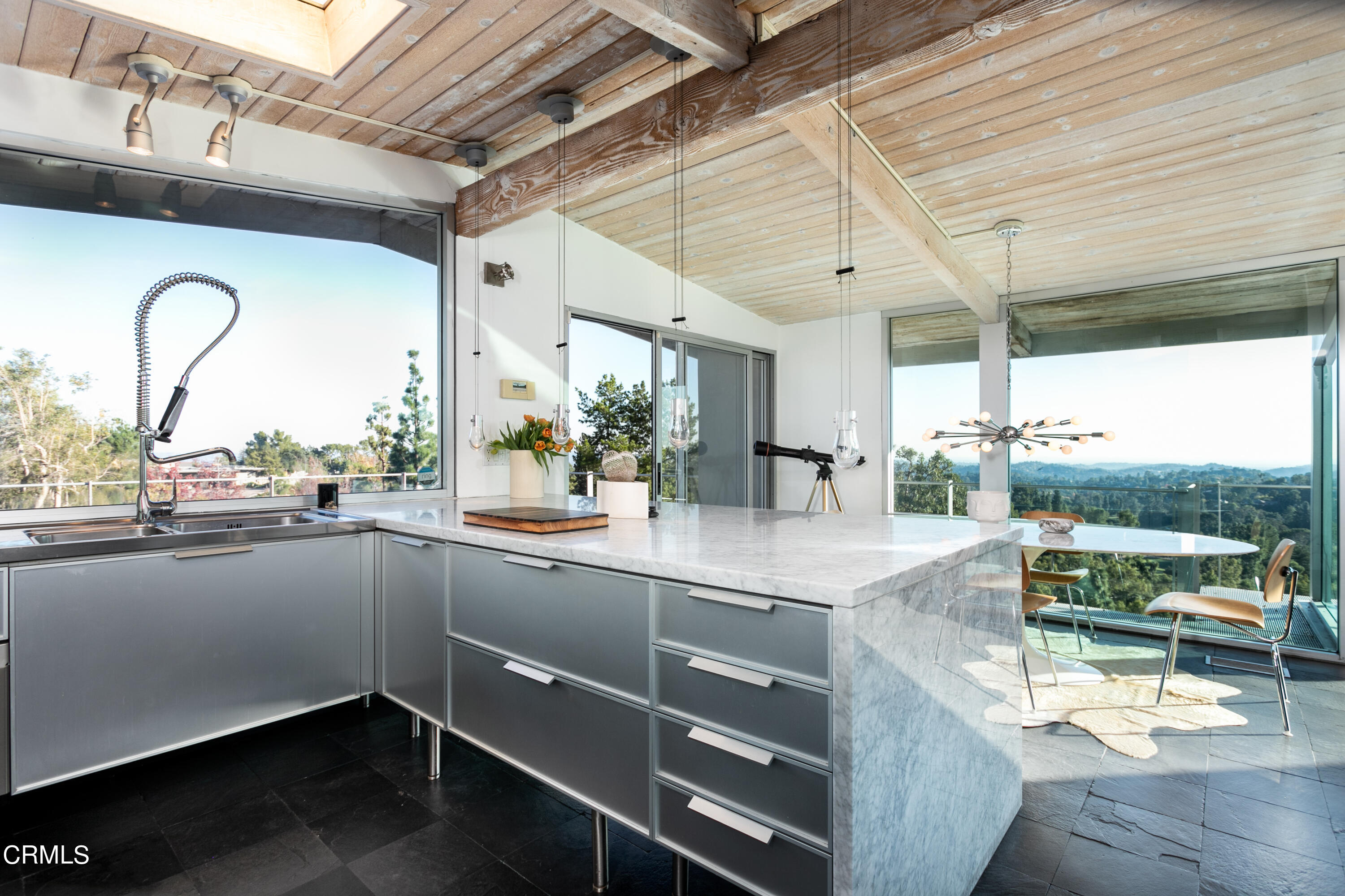 1290 Fairlawn Way Pasadena, CA 91105 - Photo 12 of 30 a kitchen with sink and view of living room