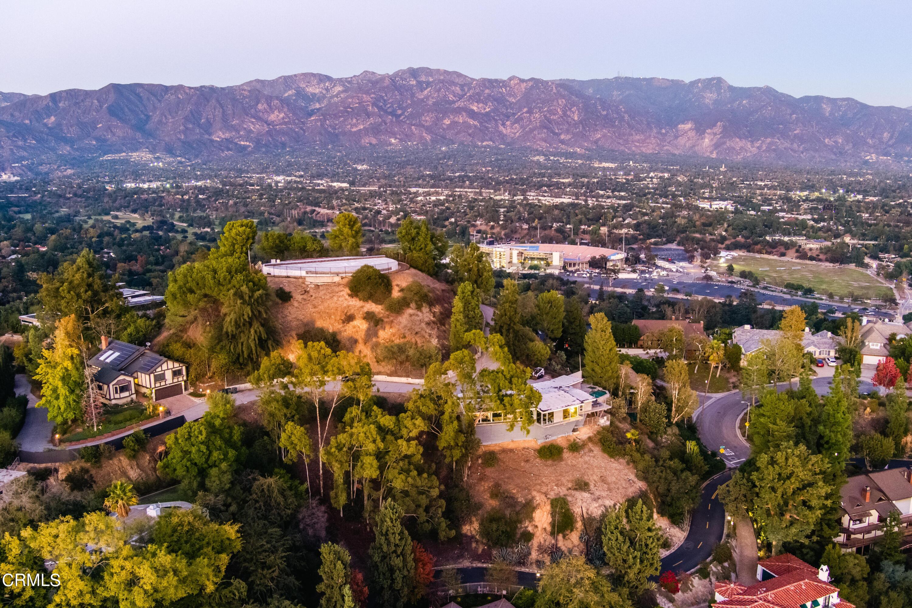 1290 Fairlawn Way Pasadena, CA 91105 - Photo 25 of 30 an aerial view of residential house and sandy dunes